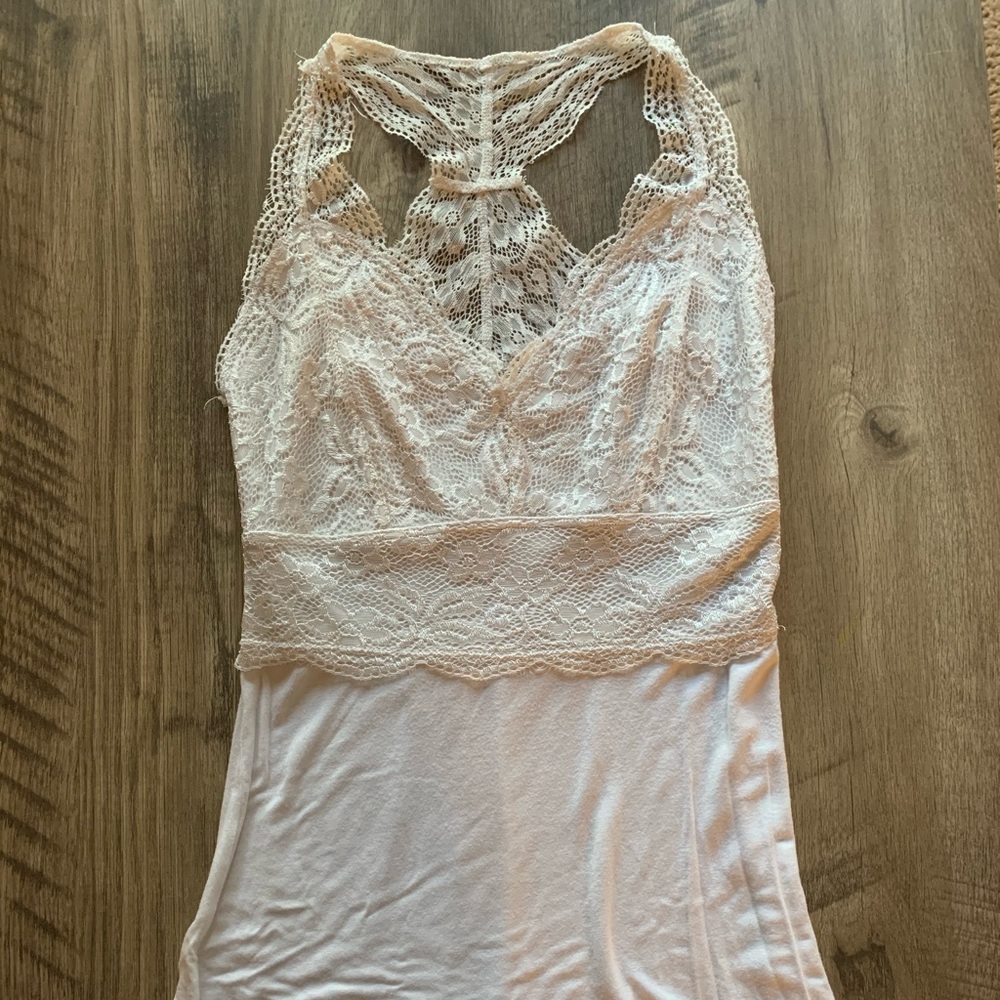White Lace Tank Top